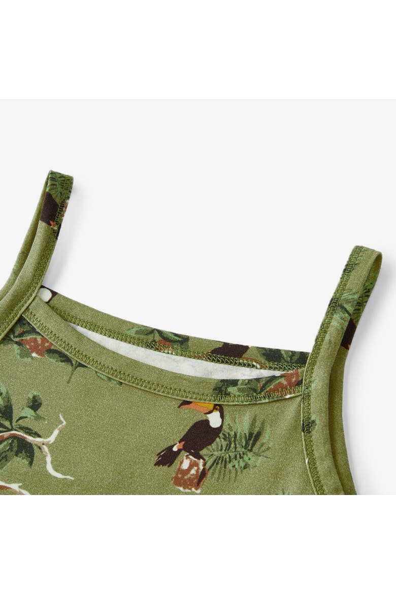Cotton Stretch Ballet Dress, Alternate, color, Toucan