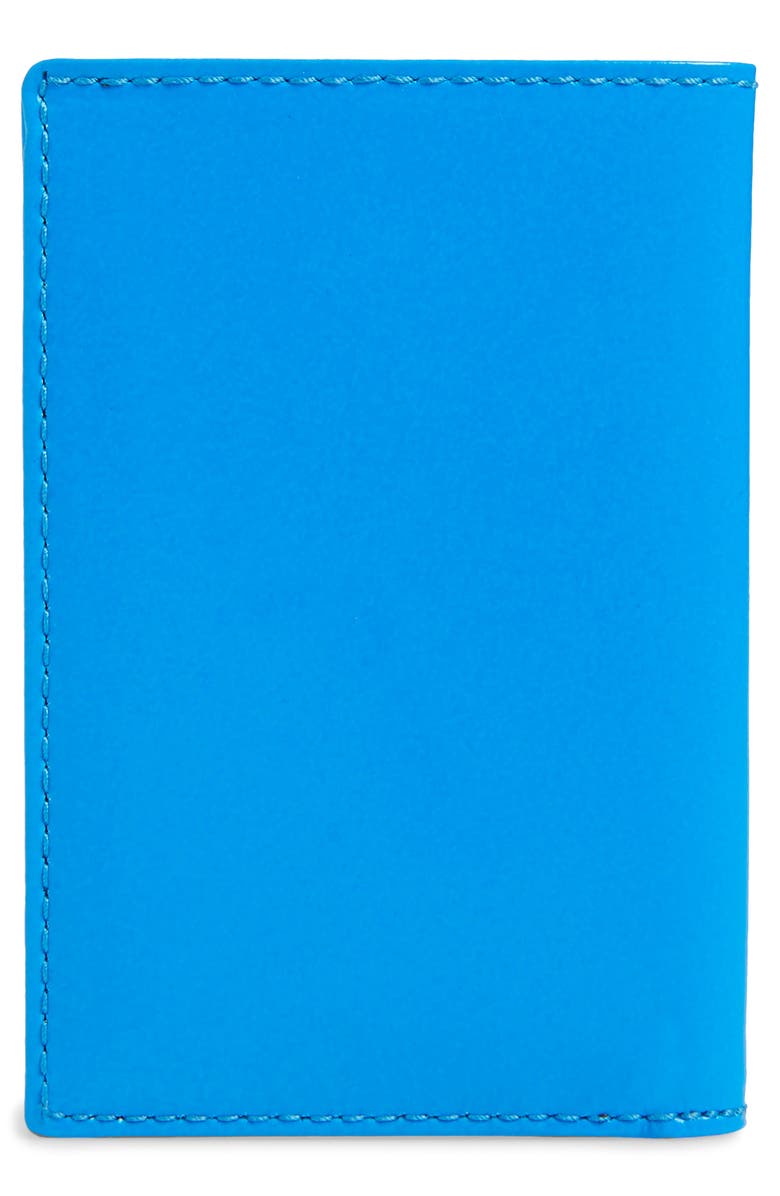 Comme des Garçons Wallets Super Fluo Card Case, Alternate, color, Blue