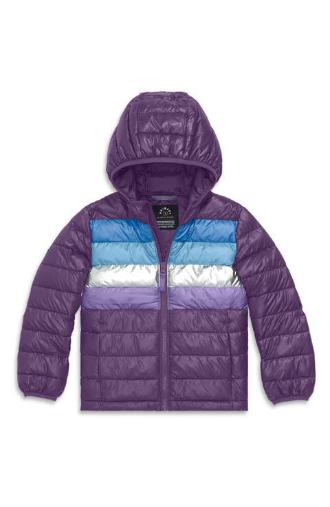 Kids' Stripe Puffer Jacket