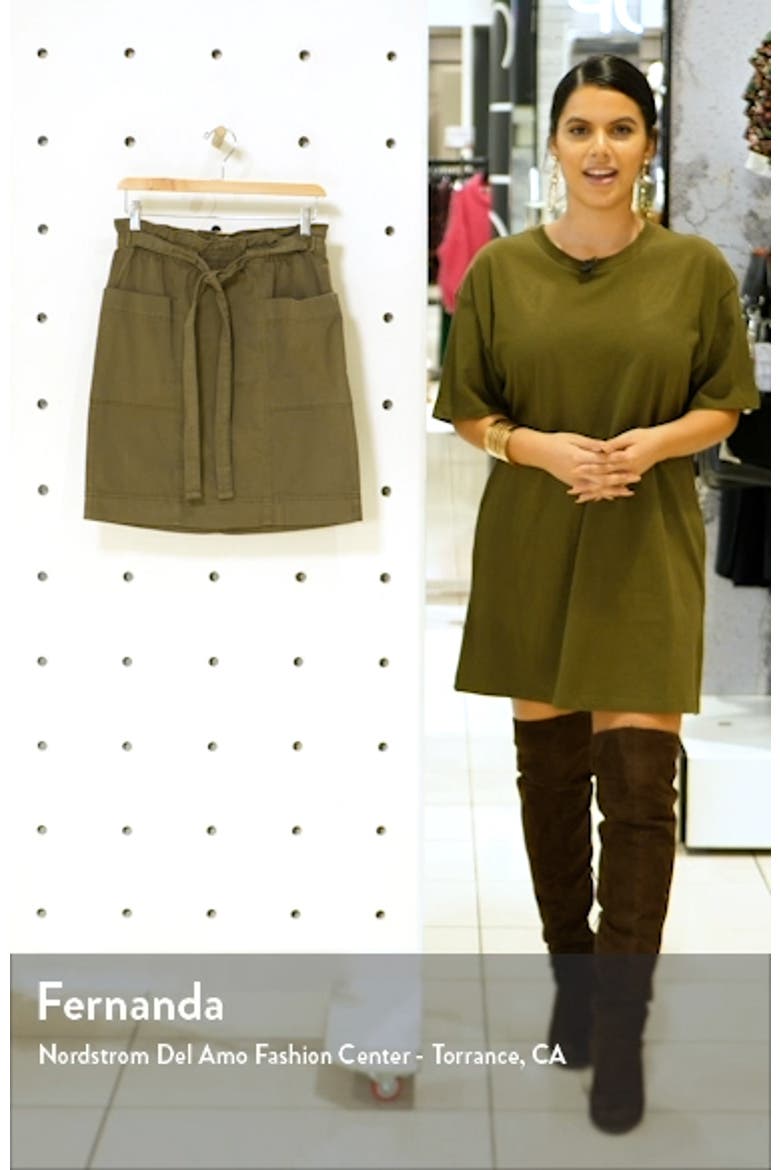 Tie Waist Utility Skirt video