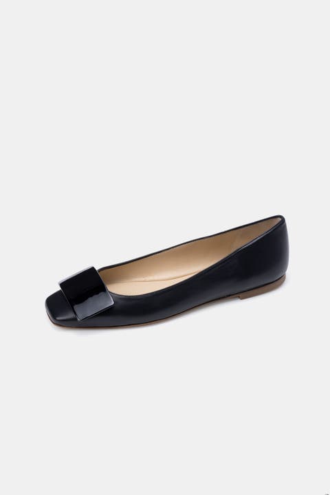 Emma Ballerina Flat with Tab