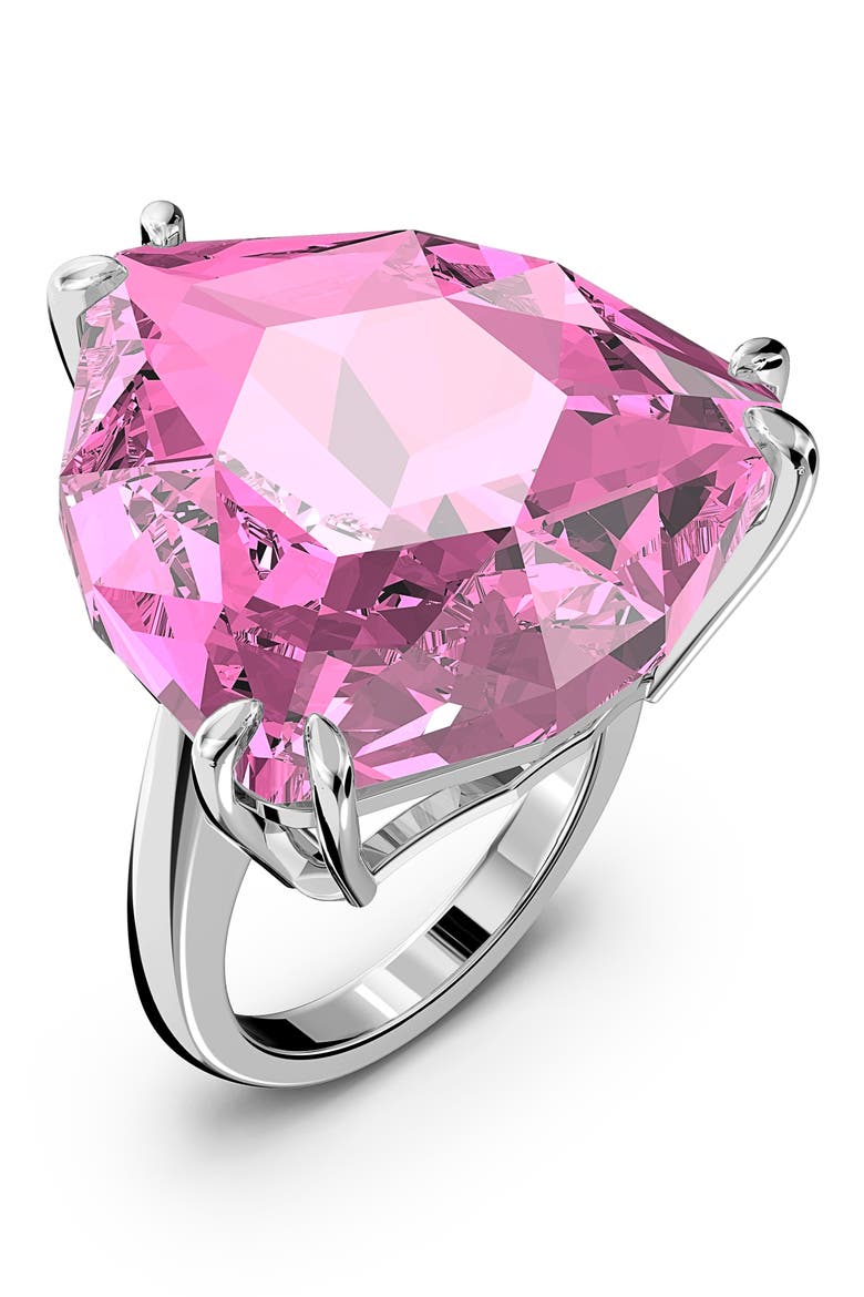 Millenia Crystal Cocktail Ring, Alternate, color, PINK