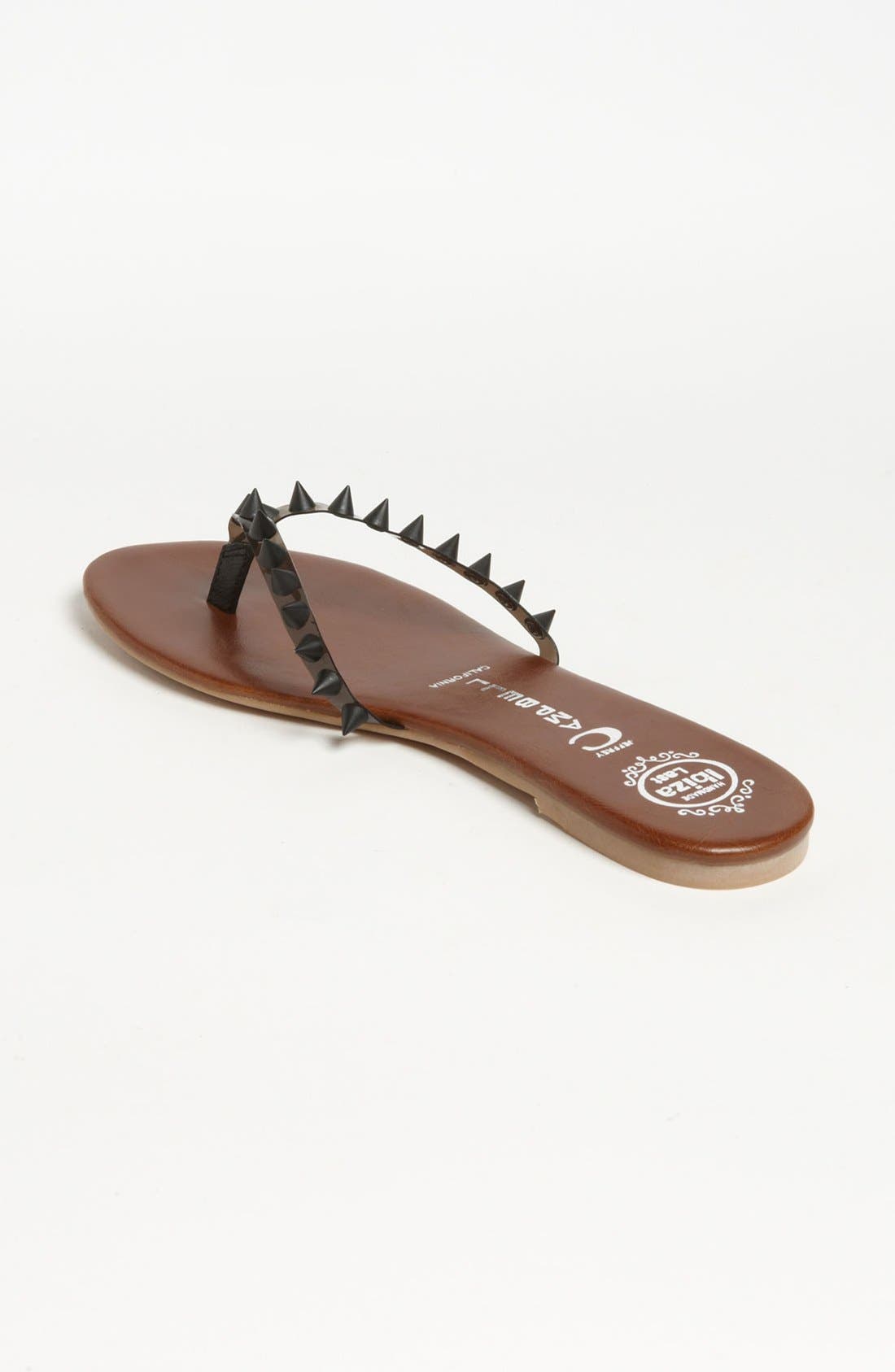 'Magma' Sandal, Alternate, color, CLEAR BLACK
