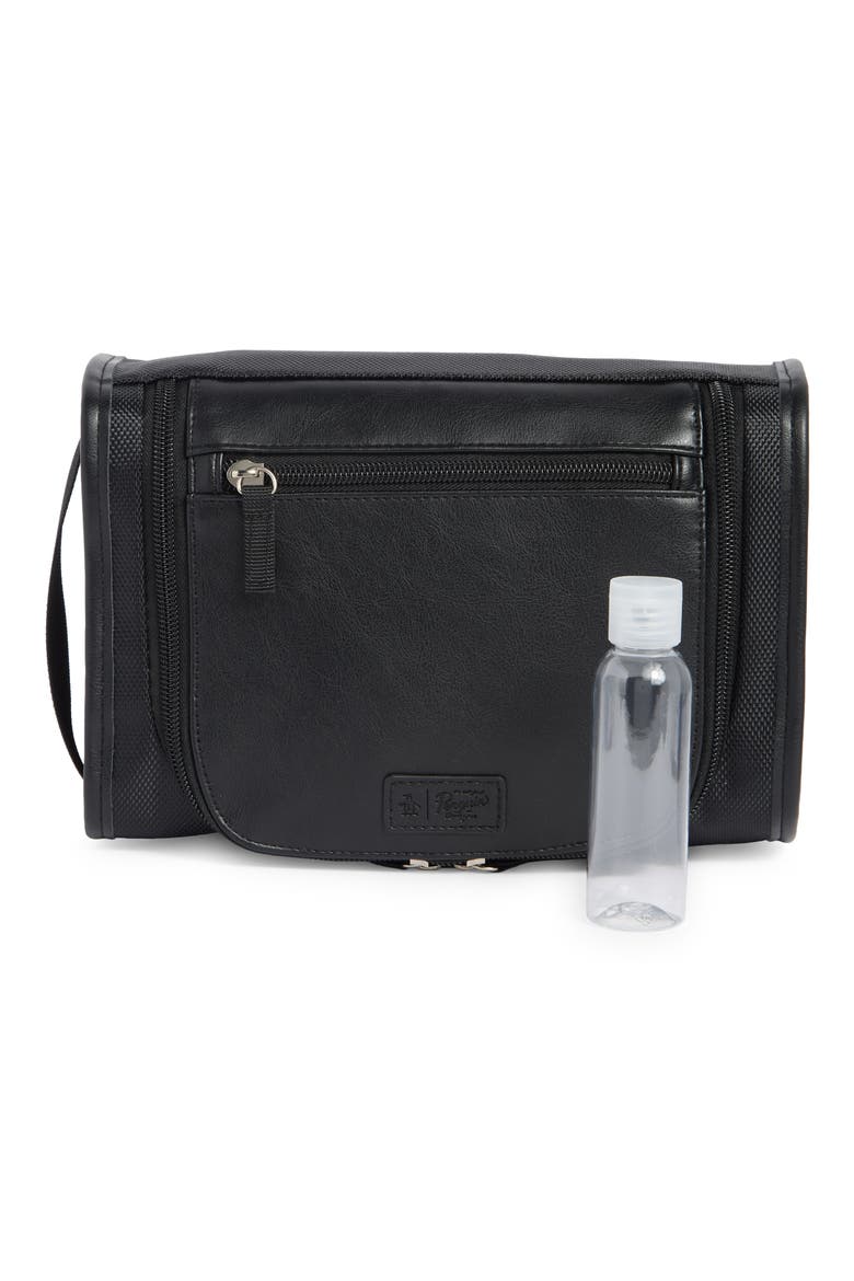 Barrel Handing Dopp Kit, Main, color, BLACK
