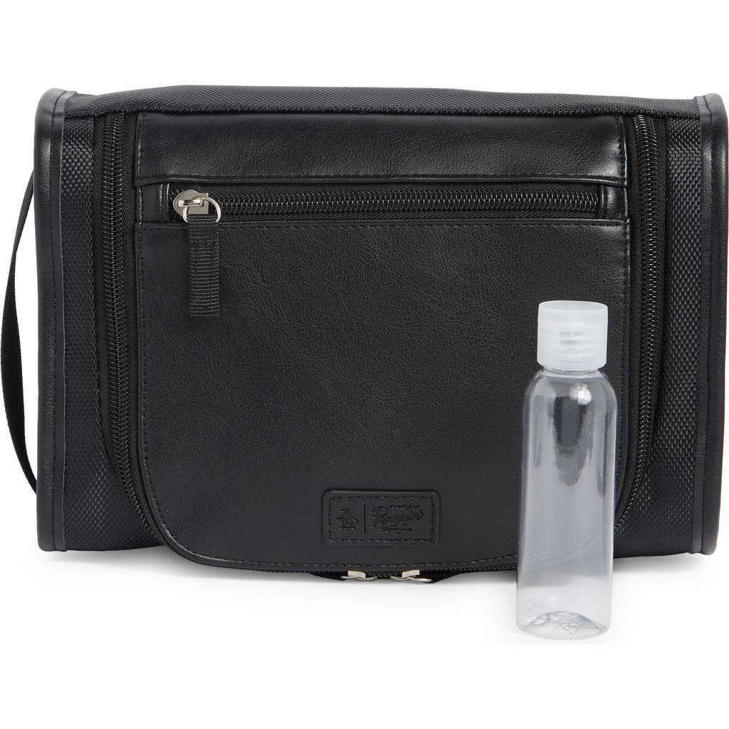 Original Penguin Barrel Handing Dopp Kit In Black