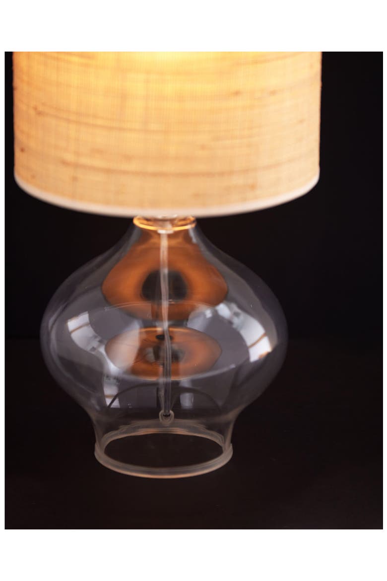 Emma Large Table Lamp, Alternate, color, CLEAR GLASS / STEEL NECK