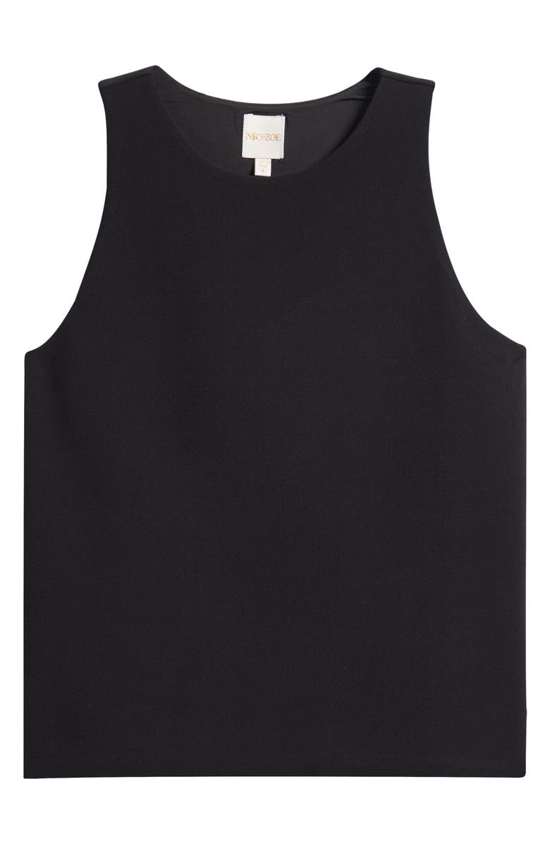 NIC+ZOE Scuba Knit Tank, Alternate, color, Black Onyx
