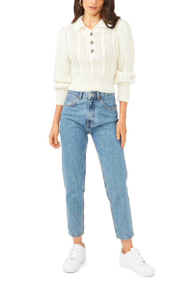 1.STATE Crystal Button Sweater, Alternate, color,