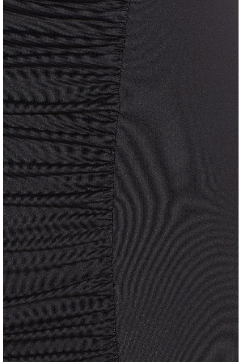 Color Code High Waist Bikini Bottoms, Alternate, color, BLACK