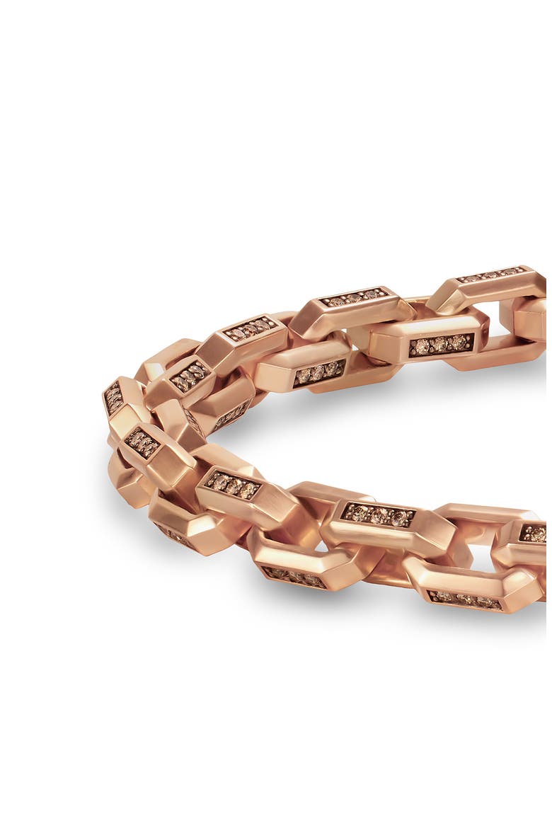 Streamline Link Bracelet, Alternate, color, COGNAC DIAMOND