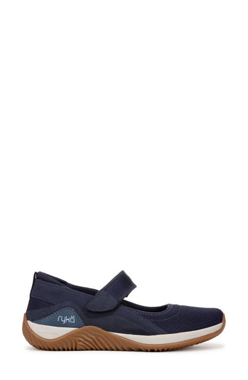 Ryka Rykä Echo Knit Mary Jane Sneaker In Academy Blue