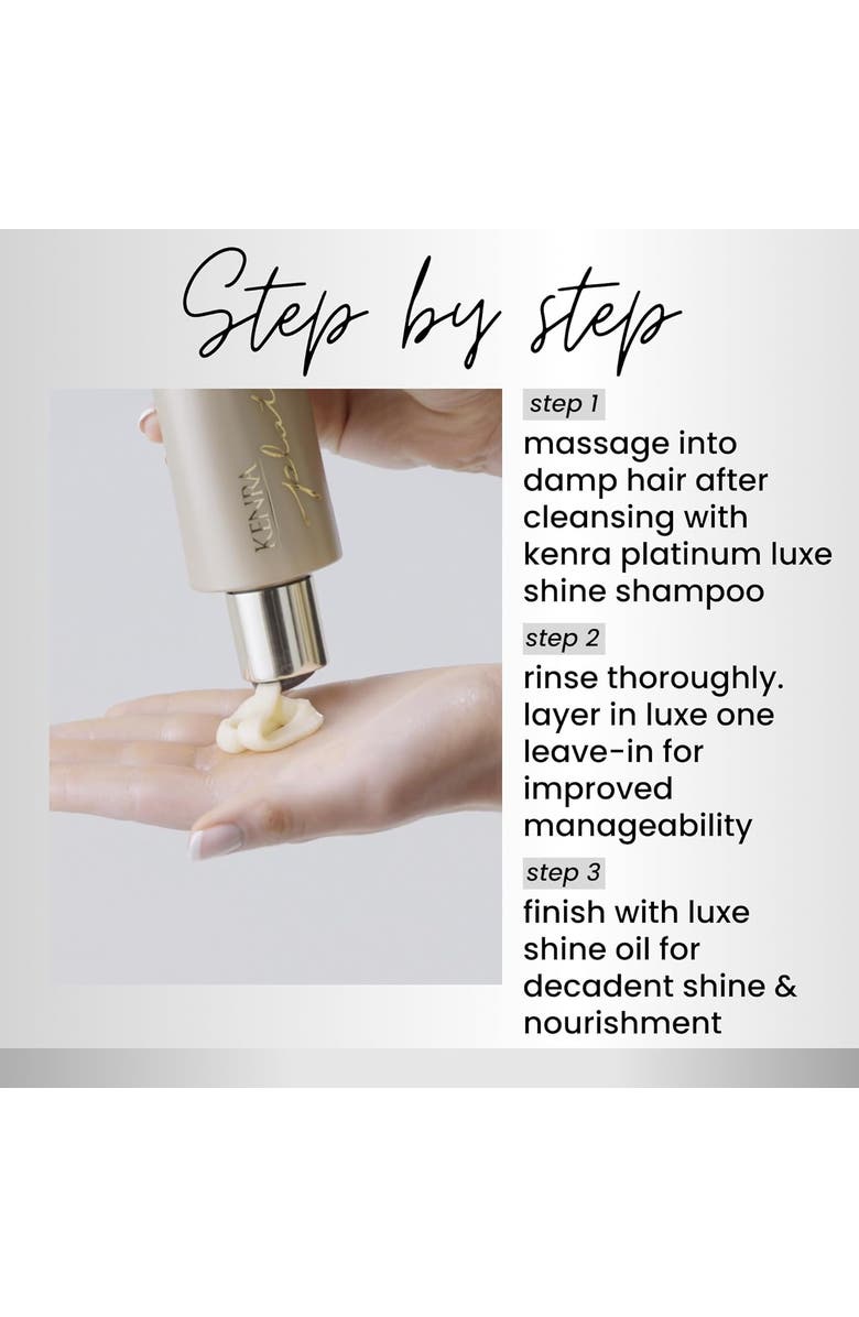 KENRA Platinum Luxe Shine Conditioner 8.5 oz, Alternate, color, N/A
