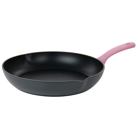 Rigby 9.5 Inch Aluminum Nonstick Frying Pan  with Pouring Spouts