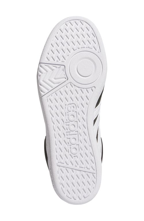 Adidas Originals Adidas Hoops 4.0 Mid Sportswear Basketball Sneaker In Black/white/black