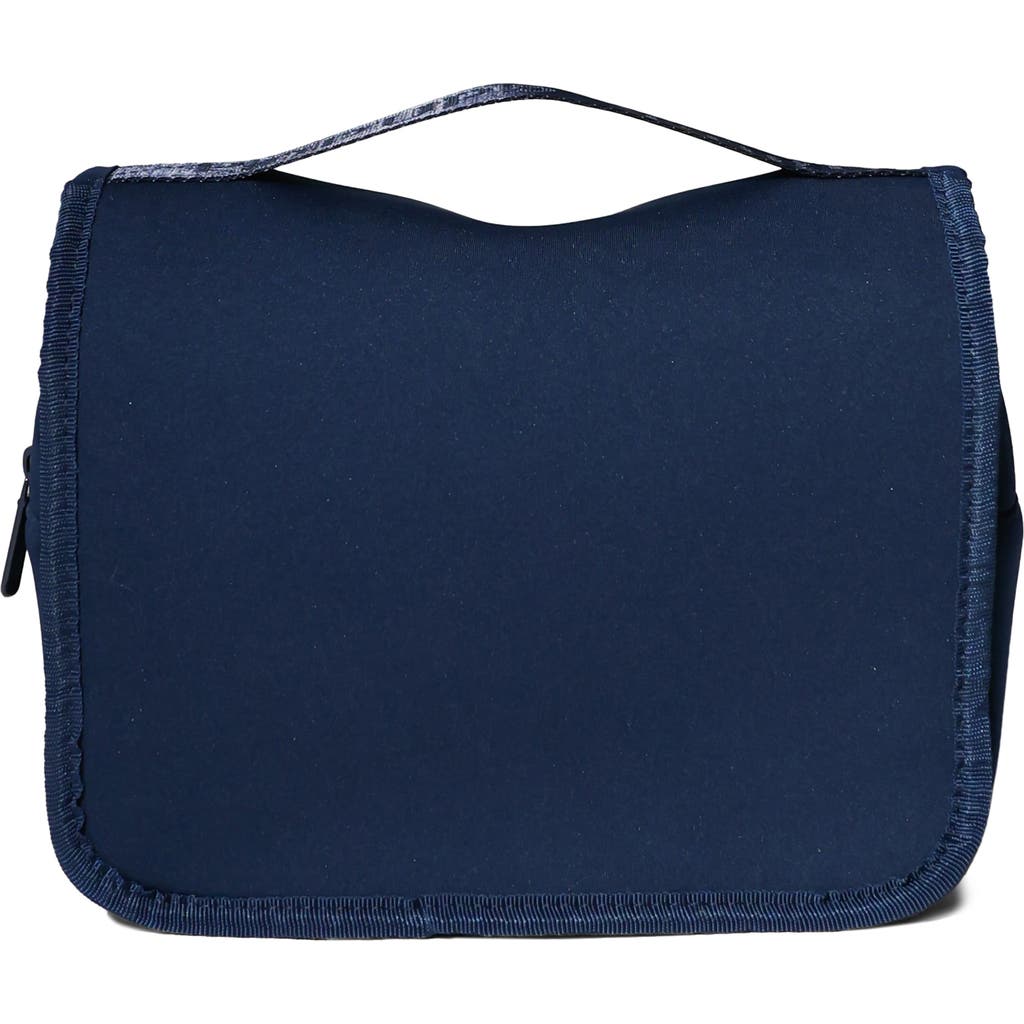 Pop Ups Brand Neoprene Water Resistant Hanging Toiletry Case In Blue