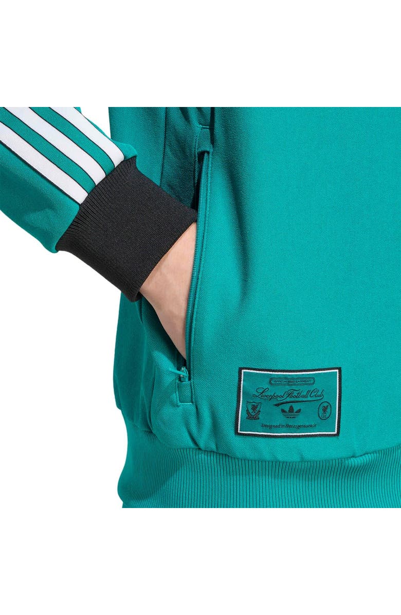 adidas Men's adidas Green Liverpool Terrace Icons Full-Zip Track Jacket, Alternate, color, Green