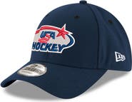 New Era Men's New Era Navy US Hockey 9FORTY Adjustable Hat