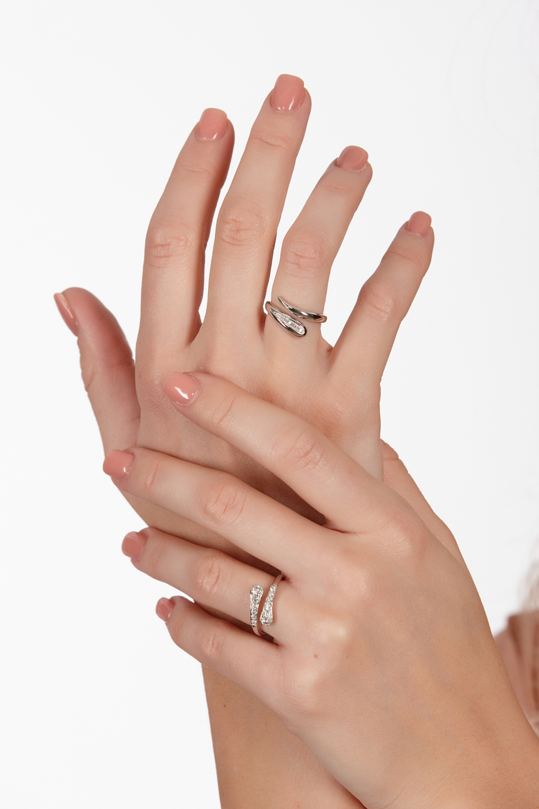 Skinny Drip Snake Ring, Alternate, color, Sterling Silver