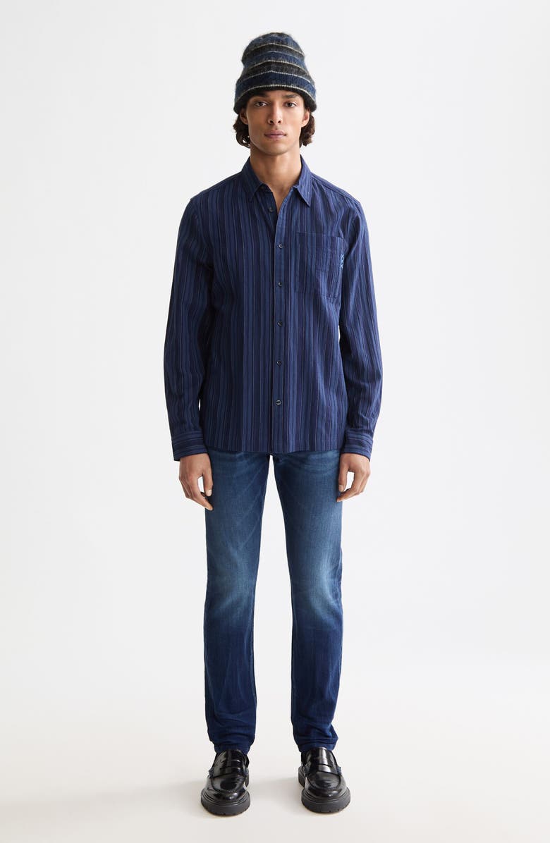 Scotch & Soda Ralston Regular Fit Slim Stretch Jeans, Alternate, color, Abstract Blue