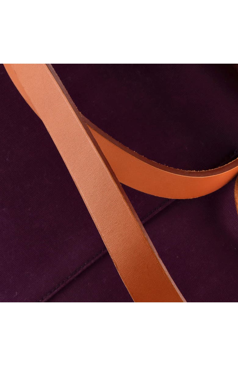 Pre-Owned Hermes Cabag Elan Toile and Leather 39, Alternate, color, Cassis