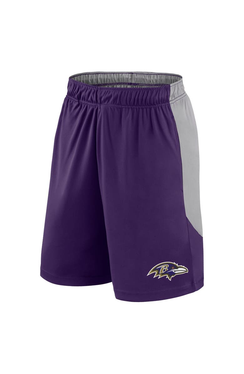 FANATICS Men's Fanatics Branded Purple Baltimore Ravens Big & Tall Team Logo Shorts, Alternate, color, 