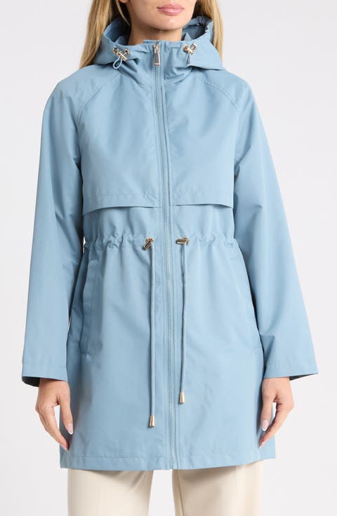 Magic Print Hooded Water Resistant Raincoat