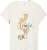 Re/Done Bambi Graphic T-Shirt