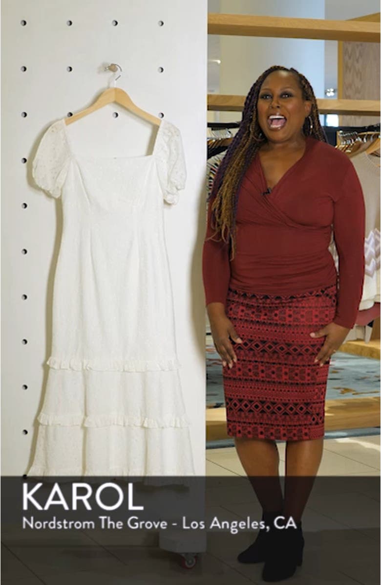 Higher Lace Midi Dress, sales video thumbnail
