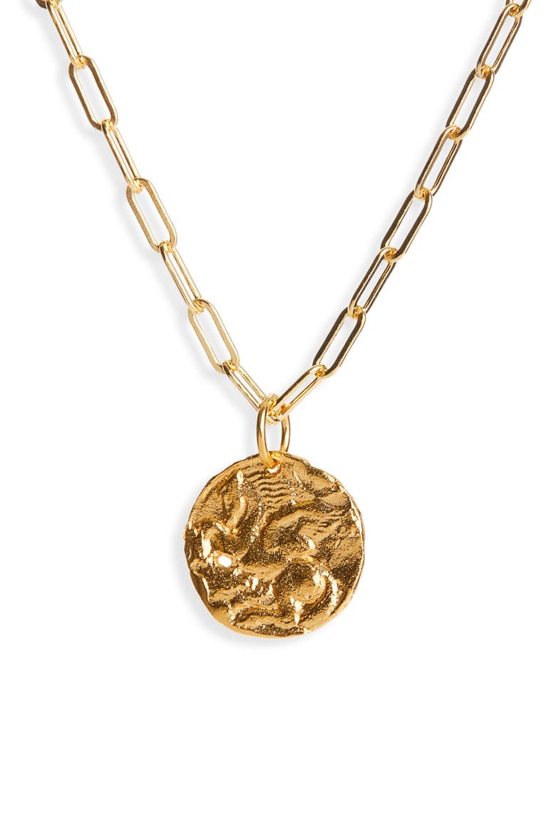 The Baby Pegasus Necklace, Main, color, GOLD