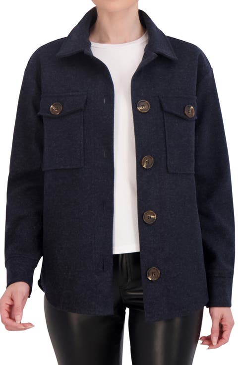 Faux Wool Shacket