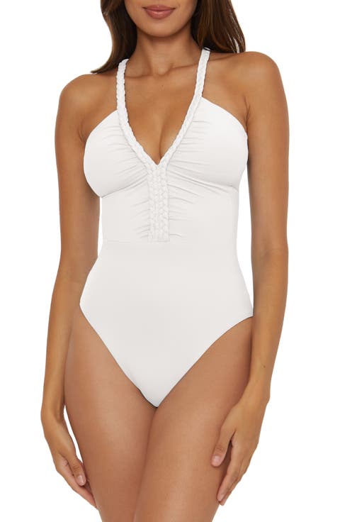 Lake Side Tie Back One-Piece Swimsuit