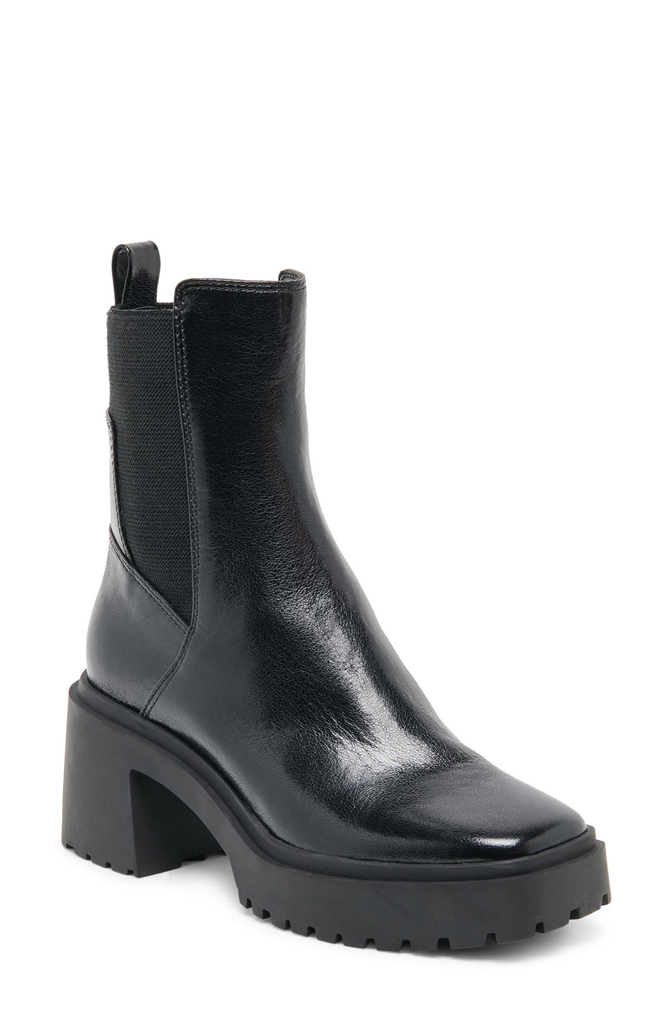 Grizly H2O Waterproof Leather Chelsea Boot, Main, color, MIDNIGHT LEATHER H2O