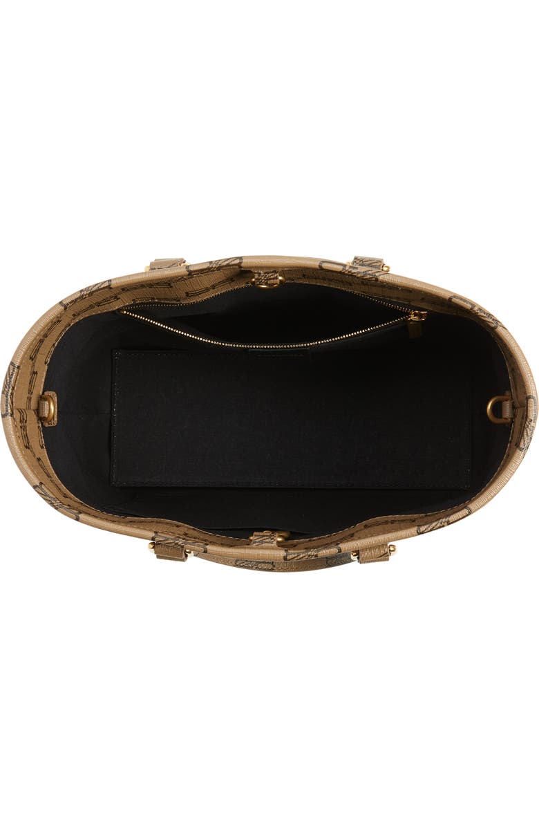 Balenciaga Small Signature Logo Coated Canvas Shopper, Alternate, color,