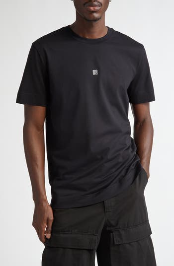 【関税込み】GIVENCHY Slim fit T-shirt 4G Slim fit t-shirt in cotton with 4G embroidery in - light