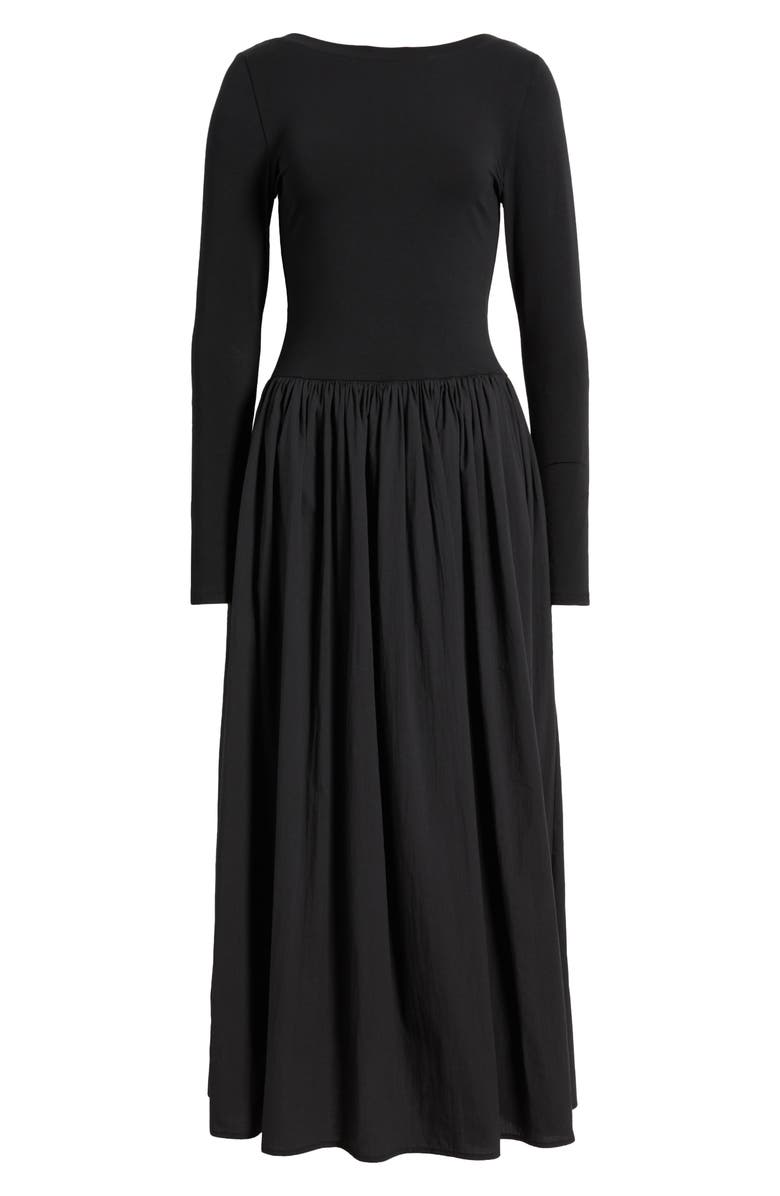 Charles Henry Open Back Long Sleeve Maxi Dress | Nordstromrack