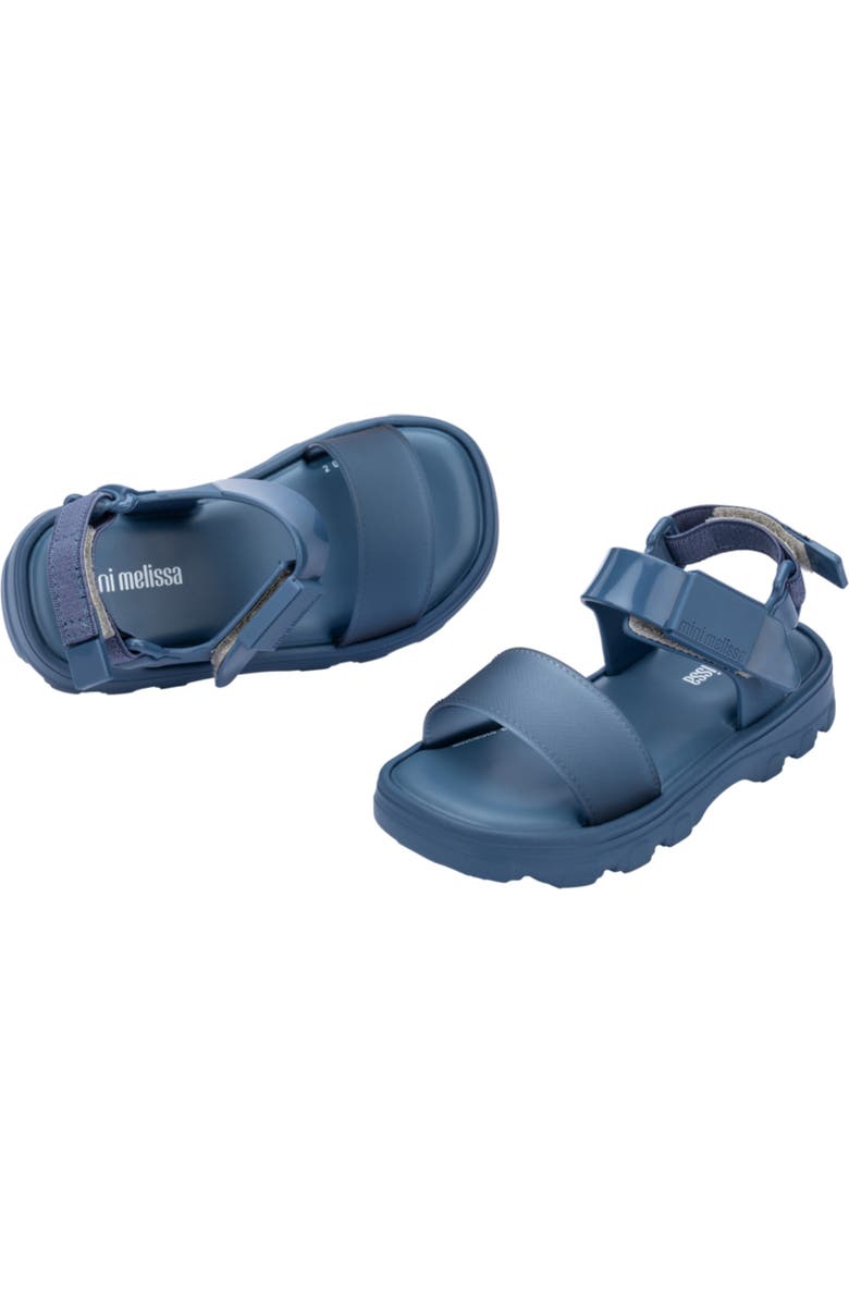 Mini Melissa Kids' Kick Off Platform Sandal, Alternate, color, Blue/ Blue