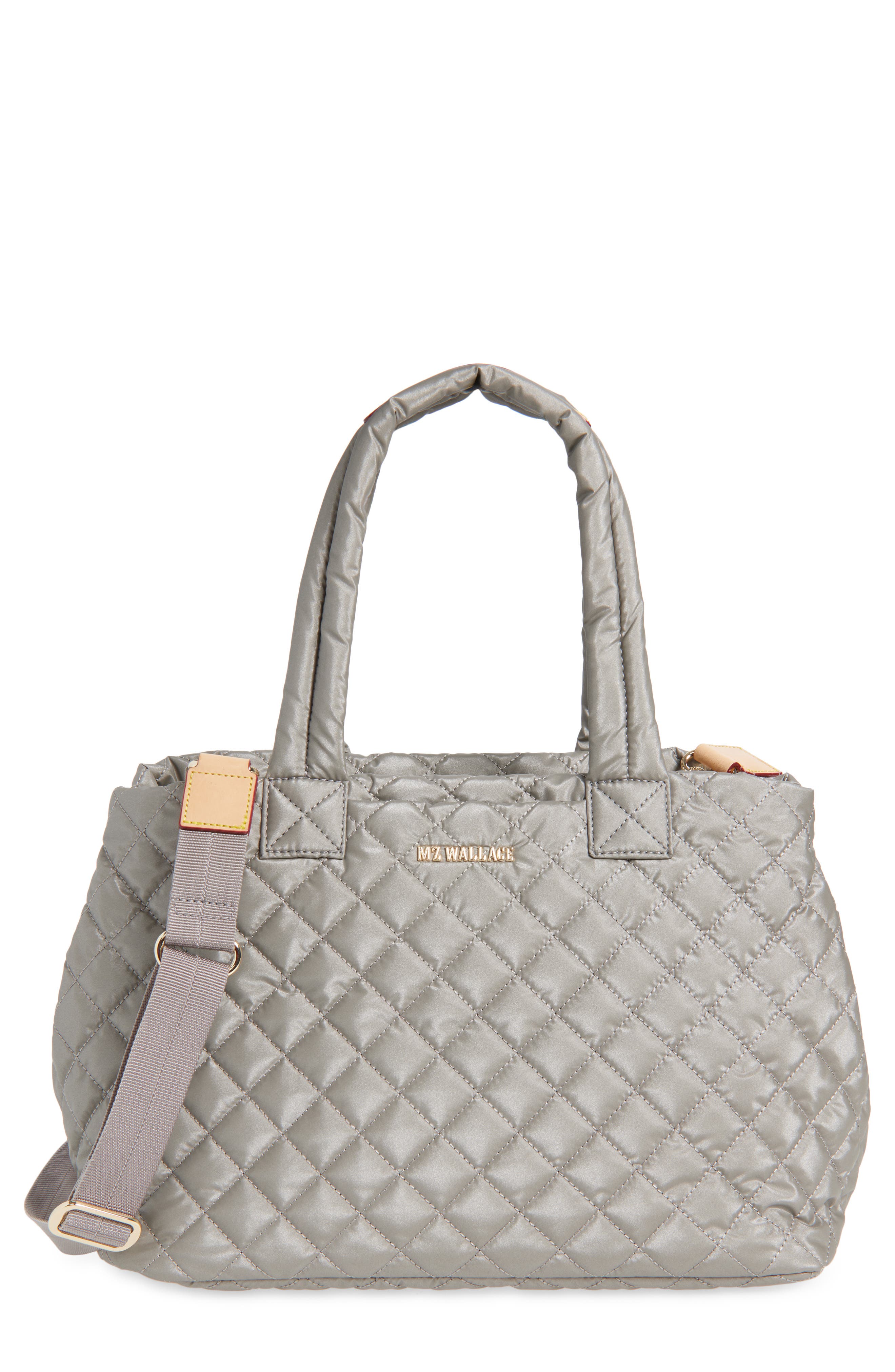 MZ Wallace Medium Metro City Tote, Main, color, Sable Pearl