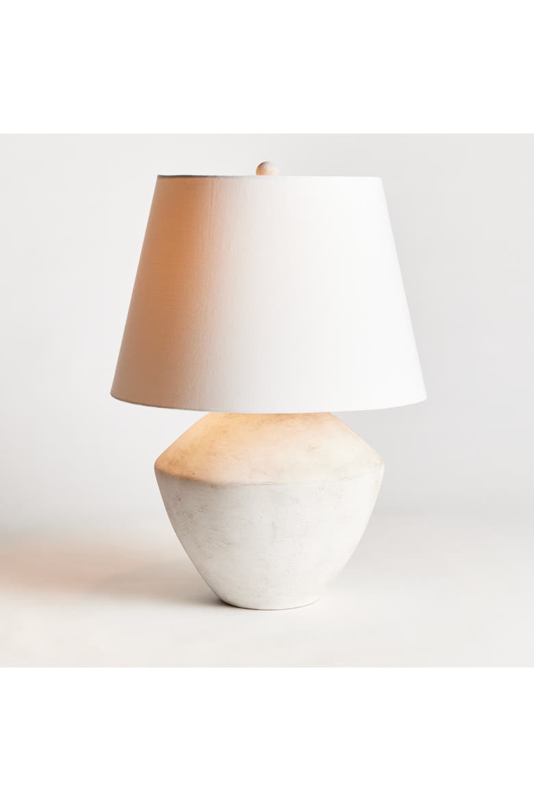 Clyde Table Lamp, Alternate, color, White
