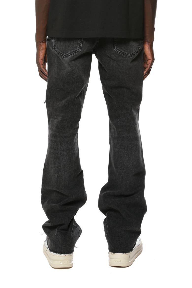 Vintage Heavy Destroy Bootcut Jeans, Alternate, color, BLACK