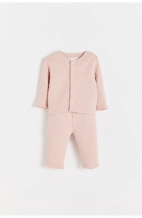 Mat 0 Cardigan and Pants set  for Infant