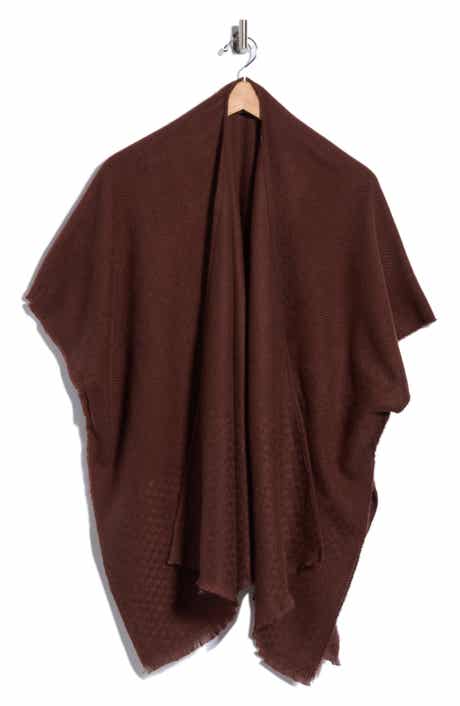 Feather Soft Textured Woven Ruana