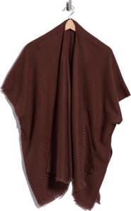 Vince Camuto Feather Soft Textured Woven Ruana