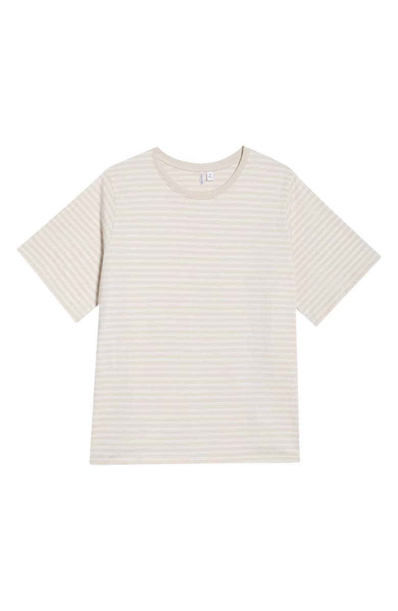 Nordstrom Relaxed Fit Pima Cotton Crewneck T-Shirt, Alternate, color, Beige- Ivory Daphney Stp