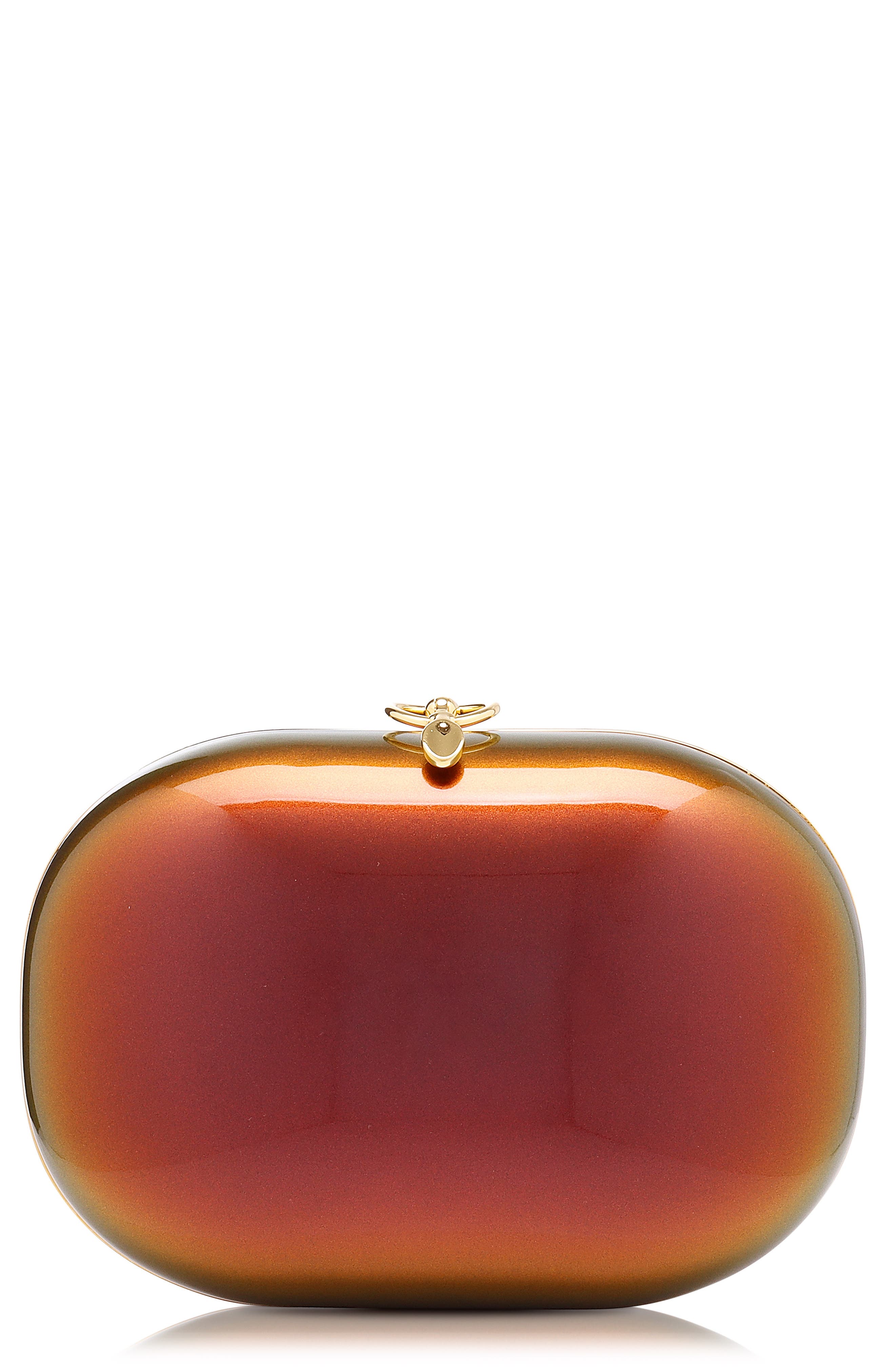 Jeffrey Levinson Elina Sunset Pearl Iridescent Clutch, Main, color, 