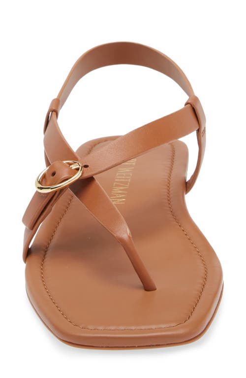 Stuart Weitzman Benni Sandalen Aus Leder In Tan