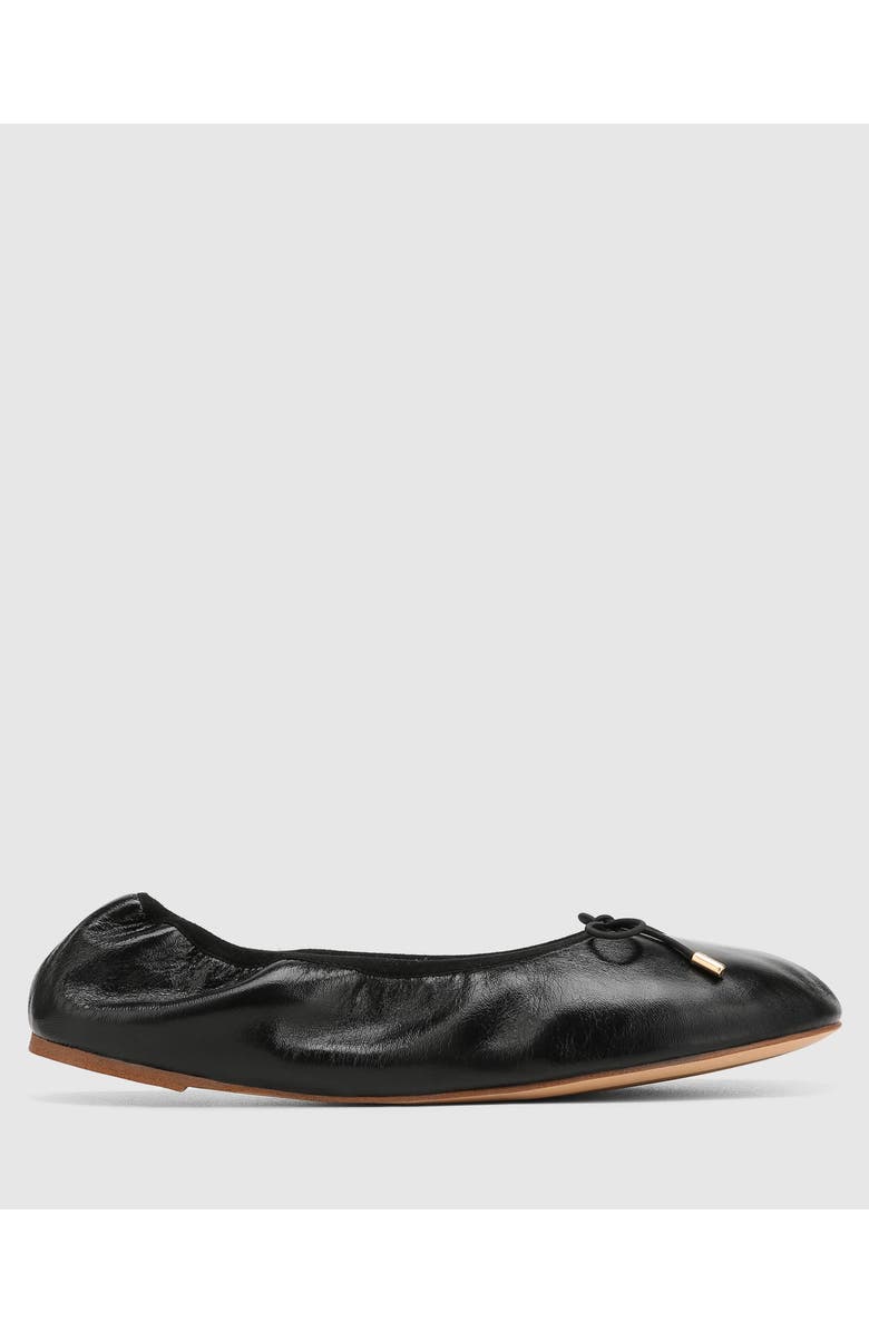 Naked Wolfe Scrunch Cream Leather, Main, color, Black
