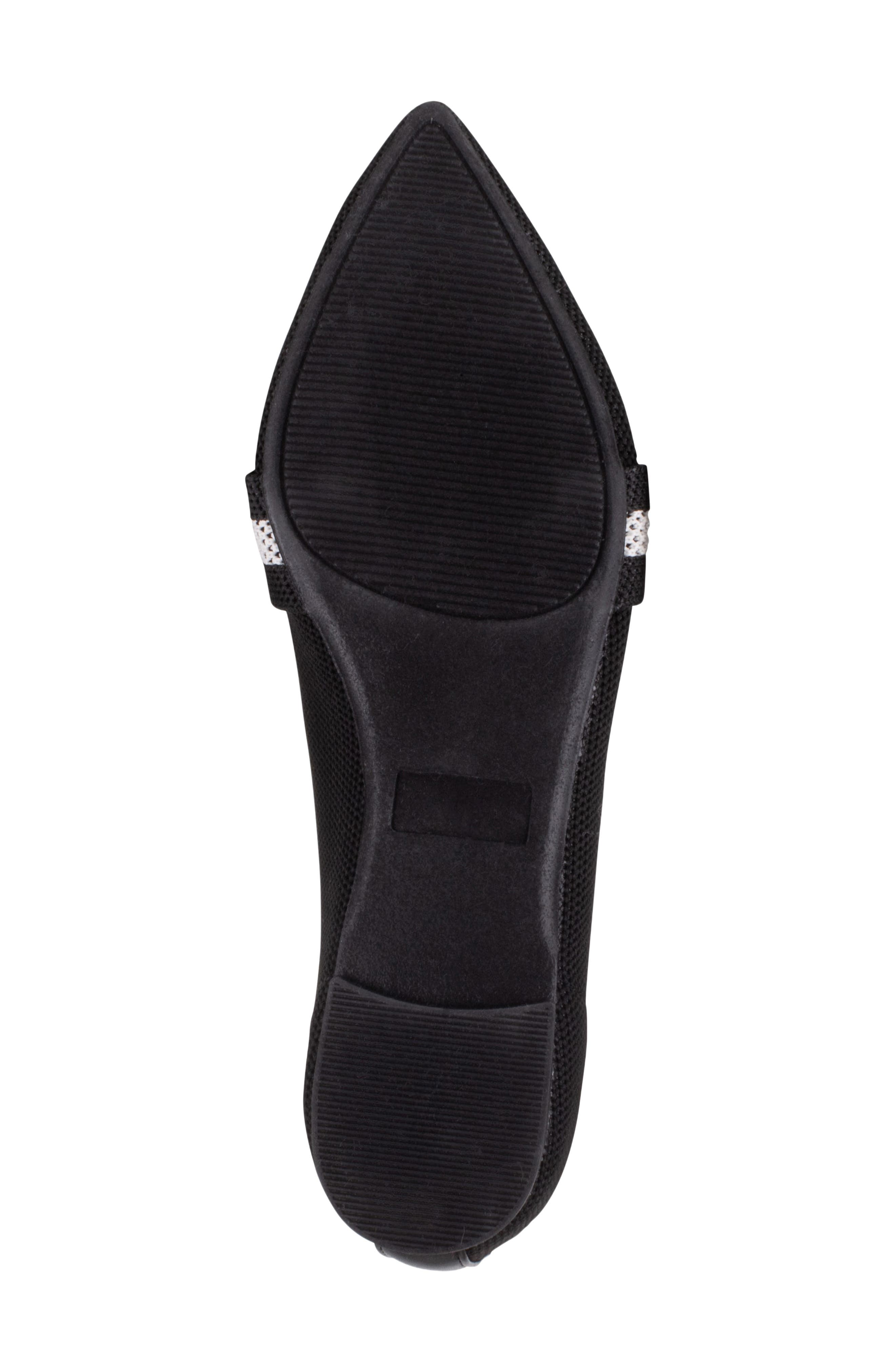 Tahari Florentia Pointed Toe Loafer, Alternate, color, Black