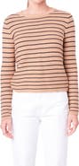 English Factory Stripe Crewneck Sweater