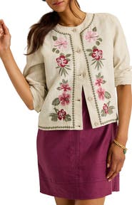 Tommy Bahama Two Palms Embroidered Linen Jacket