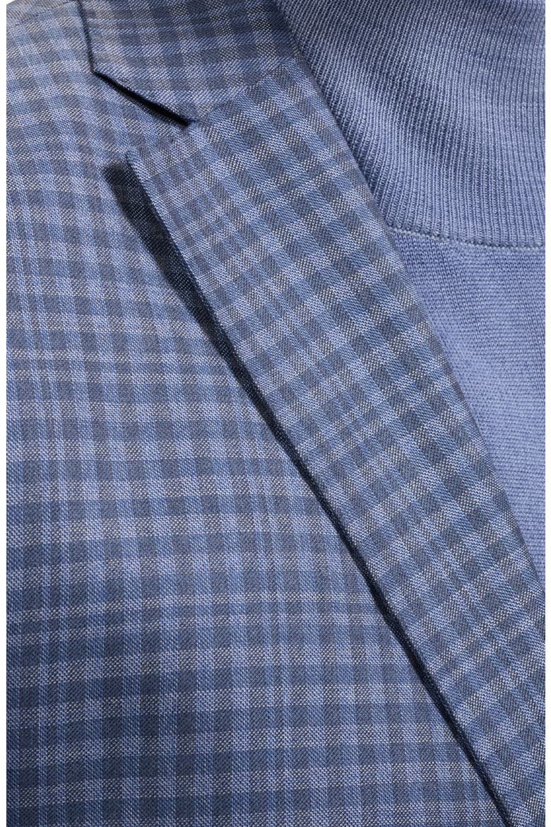 Wool Blazer, Alternate, color, ICE